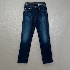 AG Adriano Goldschmied Women's Isabelle High-Rise Straight Leg Crop Jean 24R